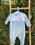 Babygrow laminado verde água