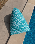 Puff praia manchas verdes | Com fecho