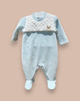 Babygrow laminado verde água