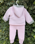 Conjunto malha rosa