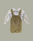 STRIPY DUNGAREES / ISA0601