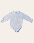 Body camisa em bico / Musselina