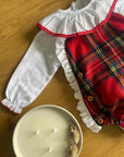 Fofo tartan bebé menina