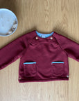 Conjunto Bordeaux menino
