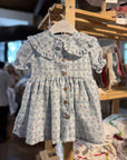Vestido cerejas com tapa fraldas
