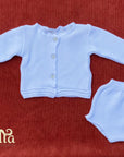 Conjunto 2 peças tricot - Branco