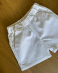 Calções piqué branco