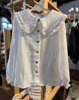 Blusa babydoll branca