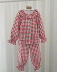 Pijama xadrez com gola