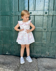 Vestido laranjas com gola babydoll