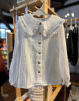 Blusa babydoll branca