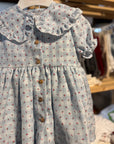 Vestido cerejas com tapa fraldas