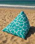 Puff praia manchas verdes
