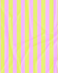 Puff praia Riscas Verde e Roxo | Com fecho