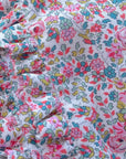 Vestido Jardim de Rosas e touca