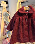 Sobretudo teddy Bordeaux