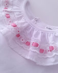 T-shirt gola com passe fita