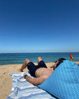 Puff praia azul