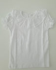 T-shirt manga curta gola