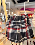 Calções tartan