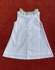 Vestido branco com gola