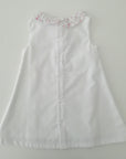 Vestido branco com gola