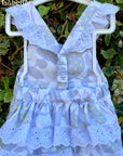The Skirt with straps and ruffles