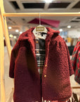 Sobretudo teddy Bordeaux