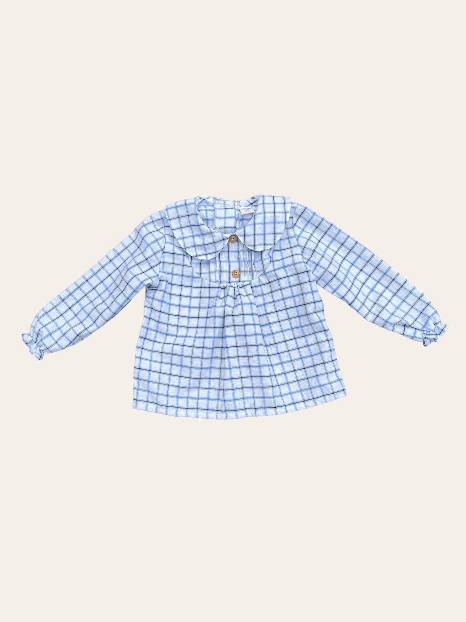 PLEATED CHECK SHIRT / ISA23231