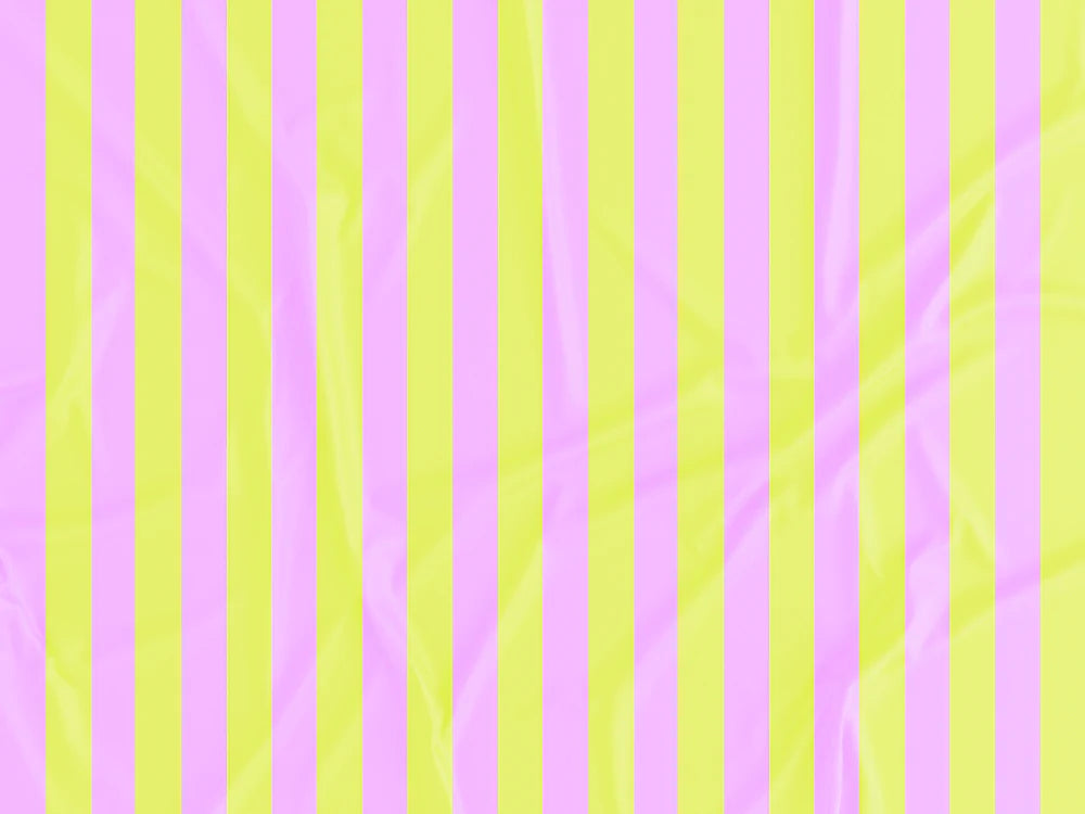 Puff praia Riscas Verde e Roxo | Com fecho