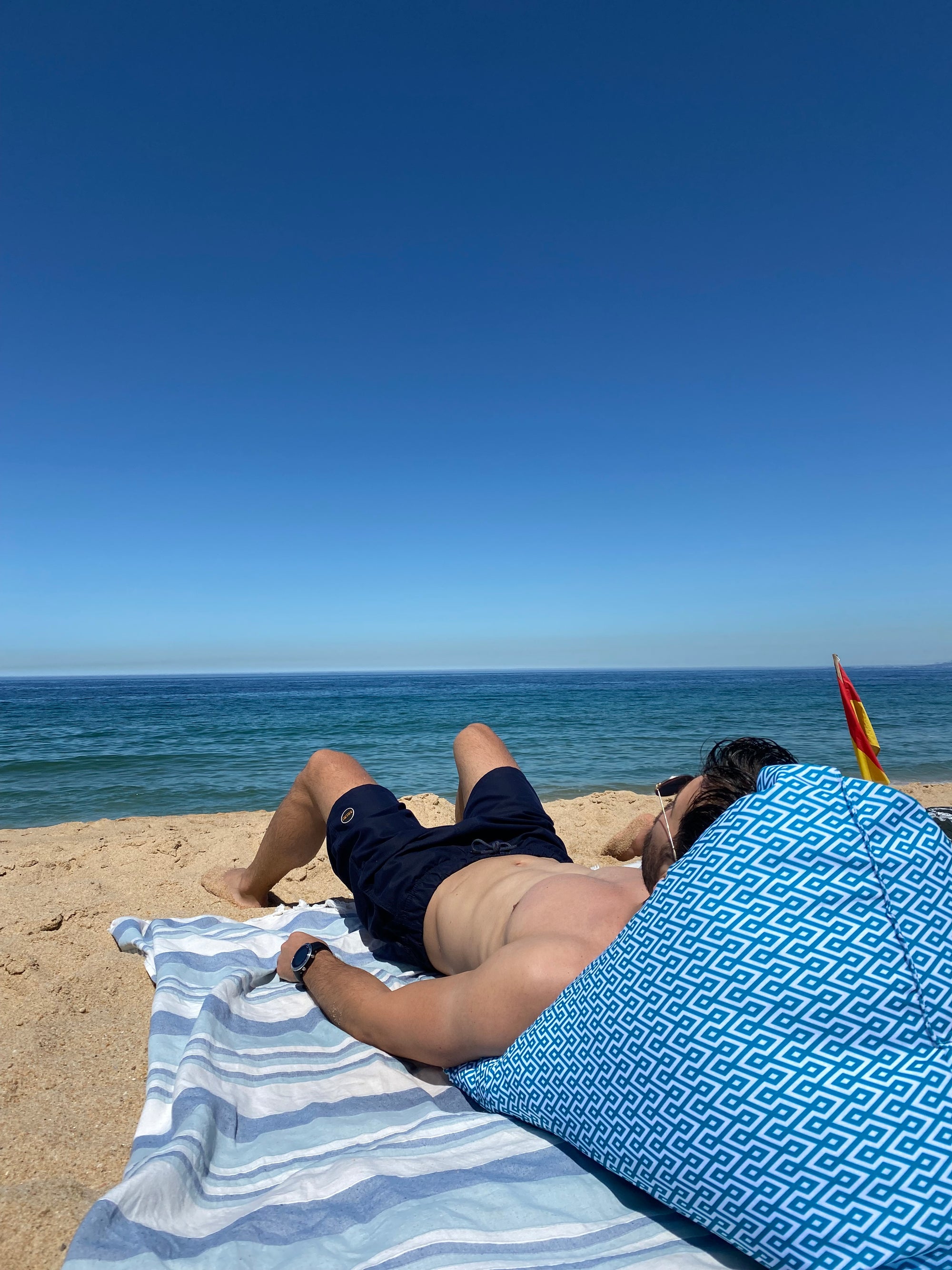 Puff praia azul