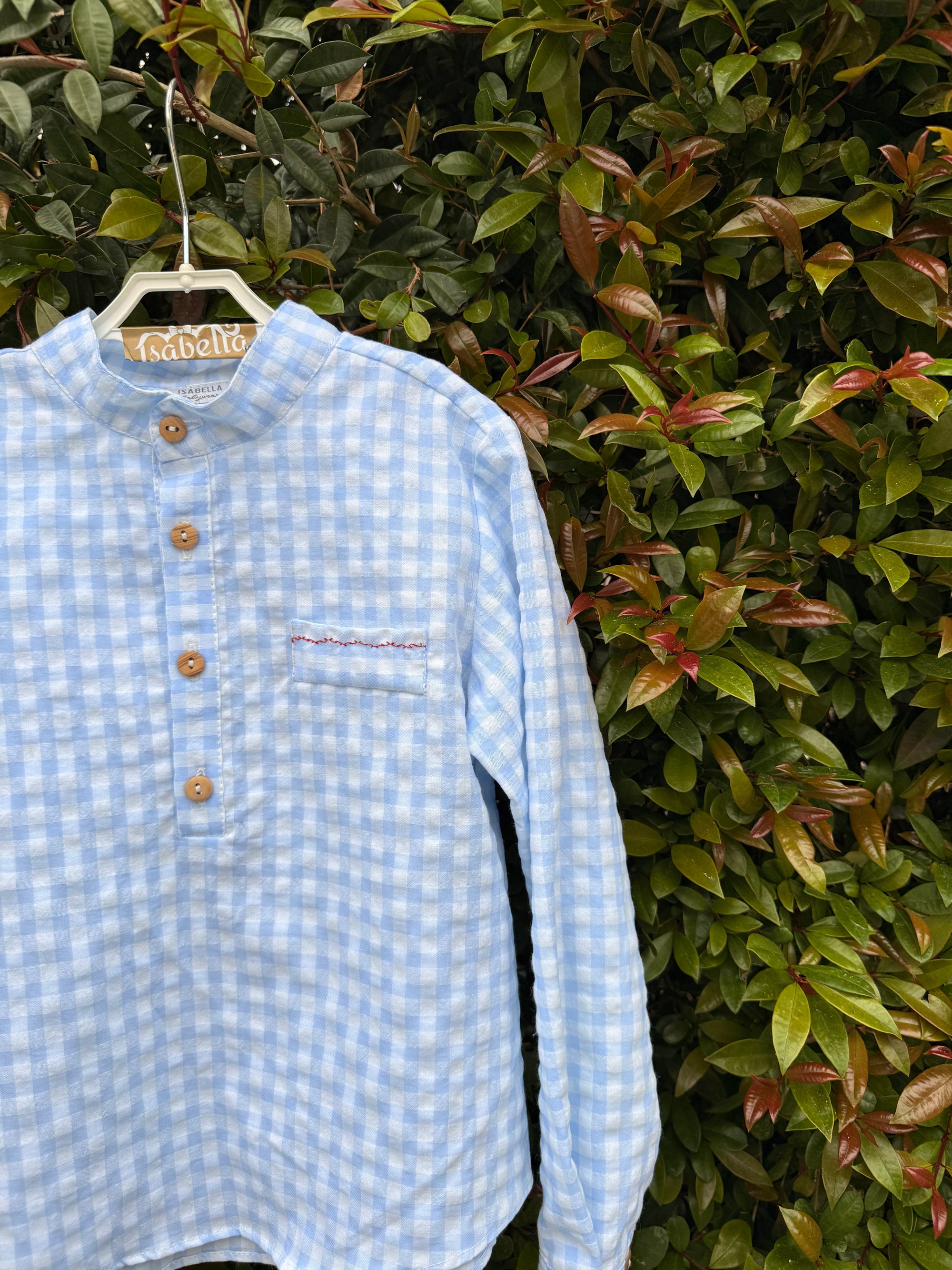Camisa Capri | Vichy Azul
