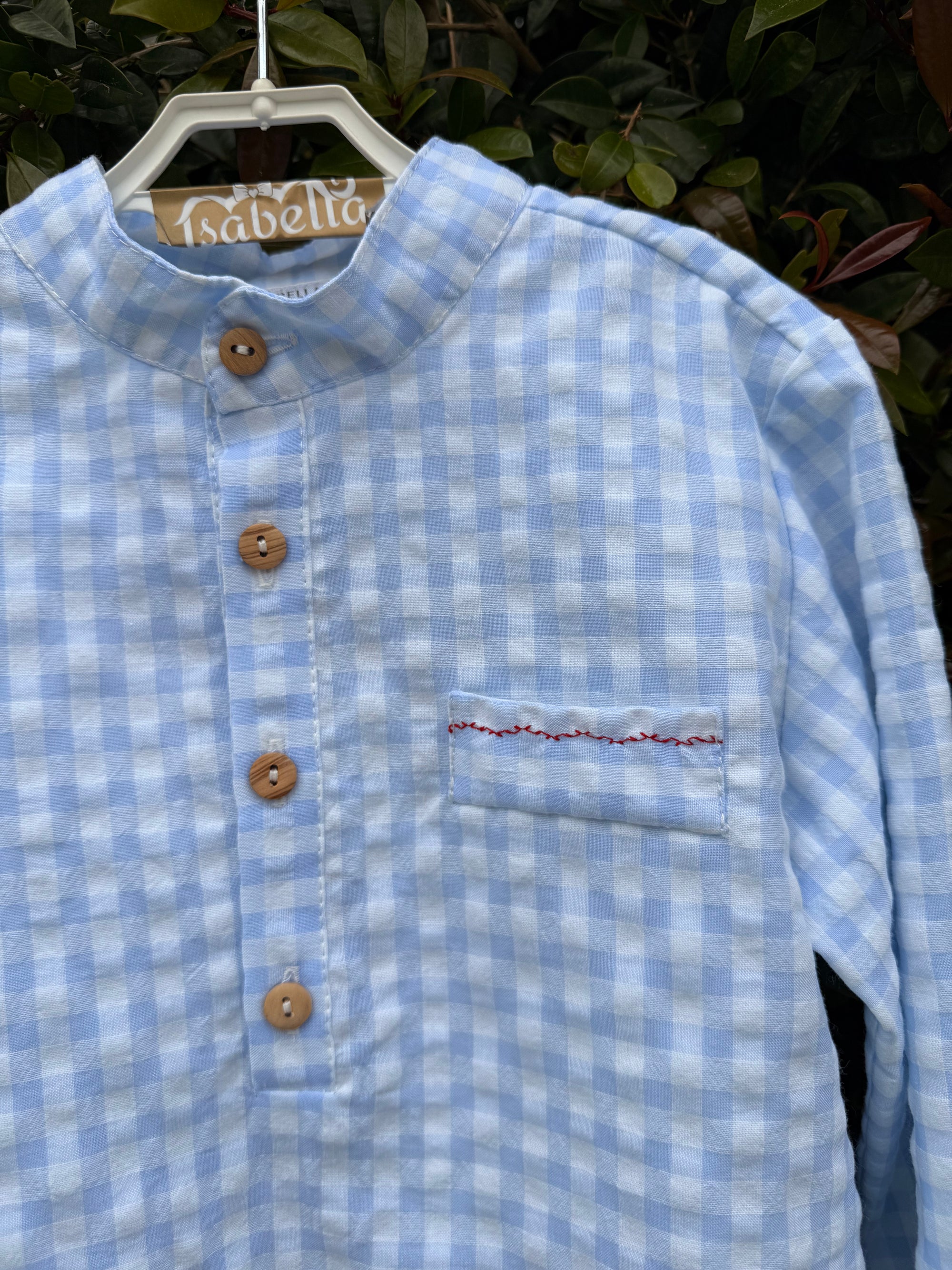 Camisa Capri | Vichy Azul